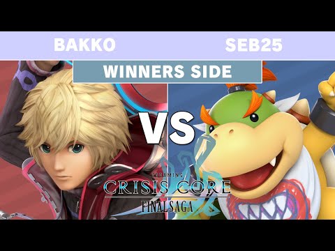 2GG Crisis Core - ABC | Bakko (Shulk) Vs. Seb25 (Bowser Jr) Winners Pools - Smash Ultimate