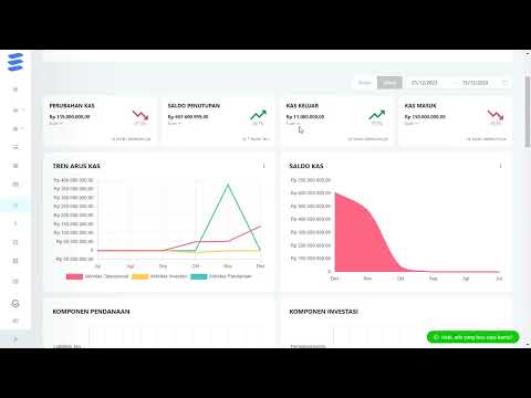 Fitur Grafik pada Laporan Arus Kas