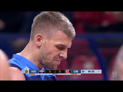 ABA Liga 2018/19, Round 13 match: Igokea - Cibona (28.12.2018)