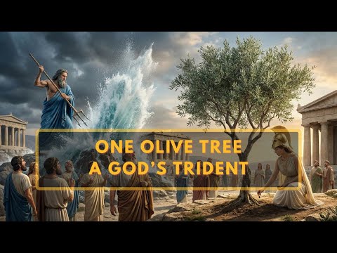 Athena vs Poseidon The Olive Tree That Won Athens | Boring History For Sleep | WorldEra History
