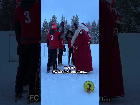 Finding FC Santa Claus in Lapland, Finland ⚽️🎅🏻