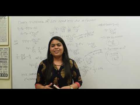 Darcy Weisbach Equation for Head Loss Due to Friction | Darcy  Weisbach Equation | Flow Through Pipe