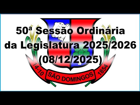 Sessão Ordinária do dia 08/12/2025 da Câmara Municipal de São Domingos-GO, às 18:00 hs (2)