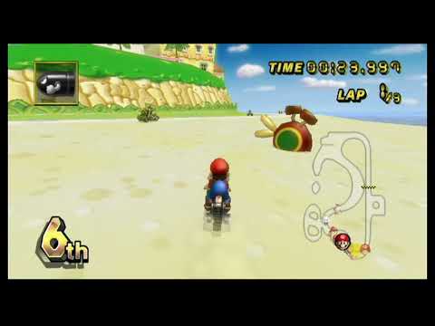 Mario Kart Wii - GCN Peach Beach R