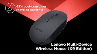 Lenovo Multi-Device Wireless Mouse (X9 Edition) Product Tour