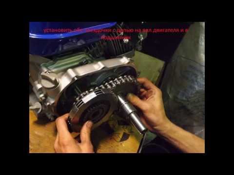 Установка редуктора на двигатель LIFAN 168F-2