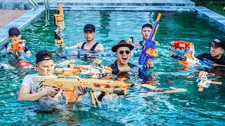 SEAL X Nerf War : Special Training Warriors SWAT Team Nerf Guns Fight Crime Dr Lee Crazy In Villa