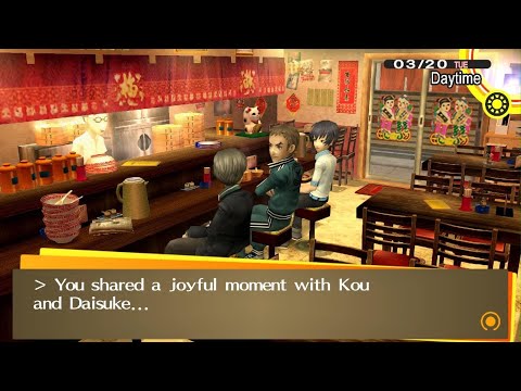 Persona 4 GOLDEN kou and daisuke goodbye