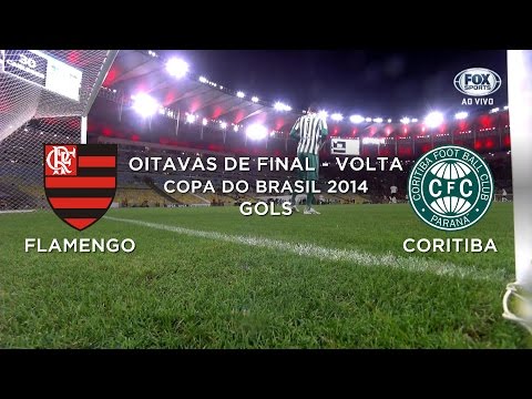 Gols - Flamengo-RJ 3 x 0 Coritiba-PR - Copa do Brasil 2014 - 03/09/2014