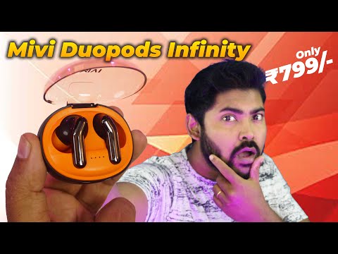 Thumbnail for Mivi Duopods Infinity ๐ Premium Wireless Earbuds | 3D Audio | 70 Hours Backup | AI-ENC | Game Mode