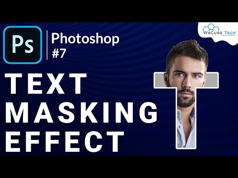 Photoshop Text Masking Effect How to Mask Text on Photoshop | Typography Tutorial