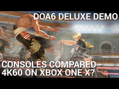 Dead or Alive 6 (Deluxe Demo) Xbox One X PS4 Pro Graphics & Framerate Comparison - 4K and 60fps?