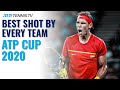 Best Shot by Every Team at ATP Cup 2020!