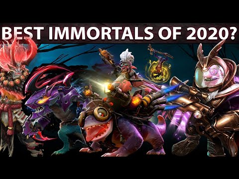 BEST IMMORTALS of 2020? Diretide ALL Immortals & Sets + Emblems - Full Preview