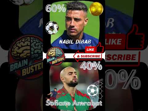 Nabil Dirar vs Sofiane Amrabat FootyFace Off Who's Your Ultimate Player  #championchallenge