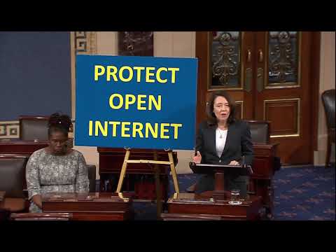 Cantwell Speaks on Senate Floor Ahead of Net Neutrality Vote
