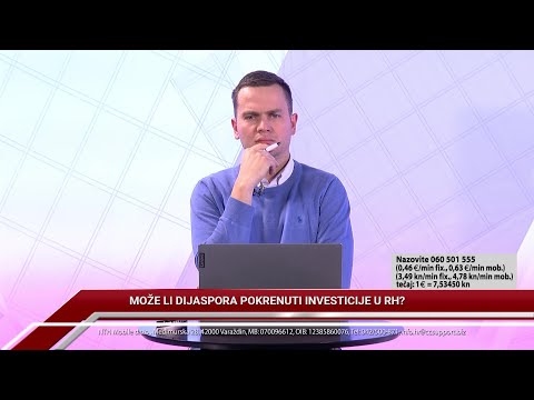 TV REPLIKA 30.01.2023. - MOŽE LI DIJASPORA POKRENUTI INVESTICIJE U RH?