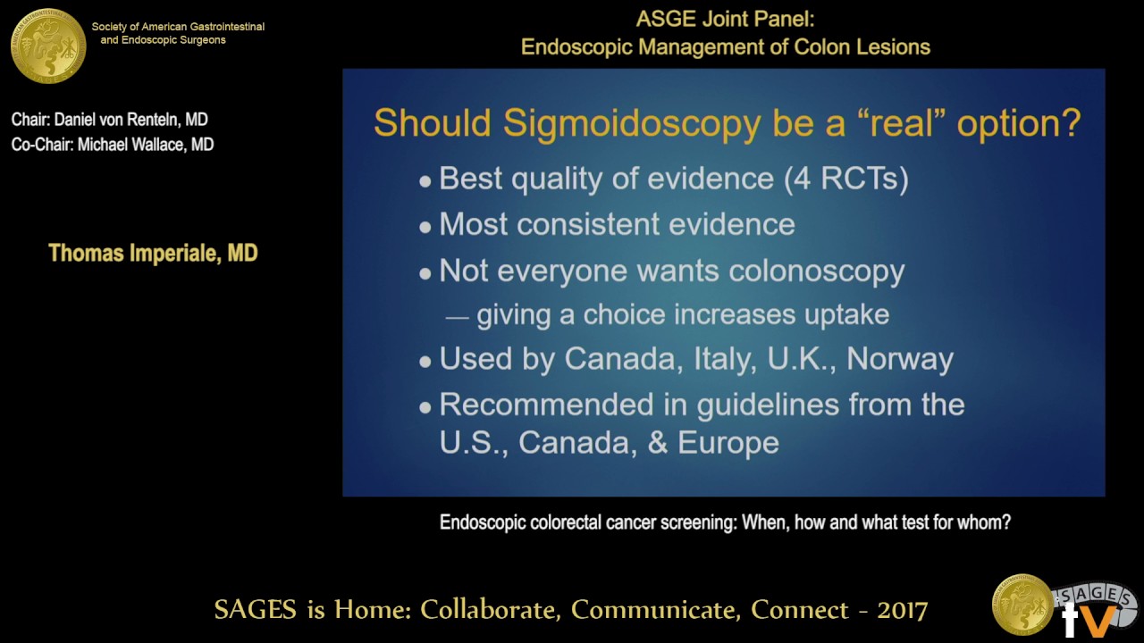 Endoscopic colorectal cancer screening: When, how & what test for whom?