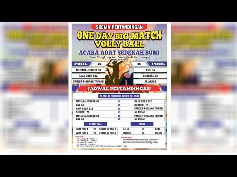 🔴 ᴴᴰ LIVE VOLLY BALL // ADAT SEDEKAH BUMI DESA CANGKRING KECAMATAN  CANTIGI INDRAMAYU