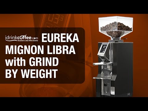 Eureka Mignon Libra 16CR Espresso Coffee Grinder, Black - Crema