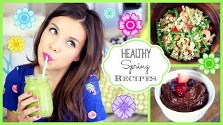 Easy & Healthy Spring Recipes! ♥ #HungryHealthyHappy