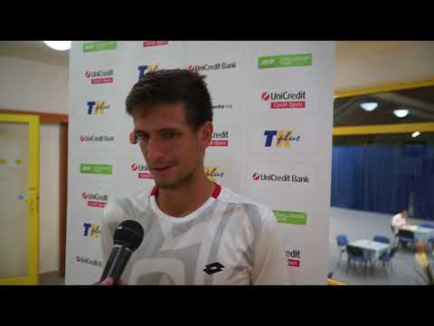 Vít Kopřiva po výhře v 1. kole | UniCredit Czech Open 2022