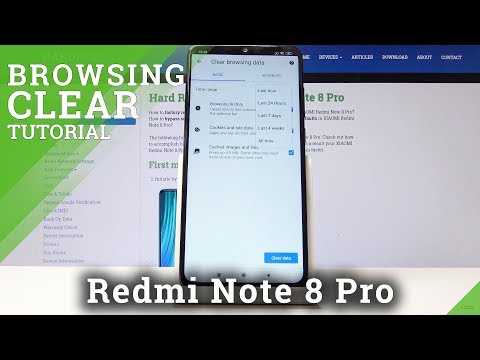 How to Delete History & Cookies in XIAOMI Redmi Note 8 Pro - Clear Browser