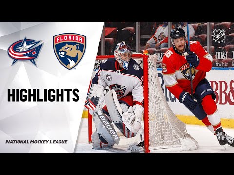 Blue Jackets @ Panthers 4/19/21 | NHL Highlights