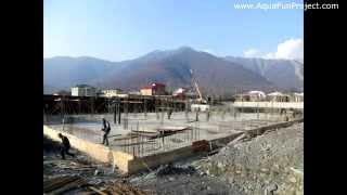 preview picture of video 'Строительство аквапарка в городе Габала, Азербайджан'