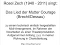 Rosel Zech singt das Lied der Mutter Courage 