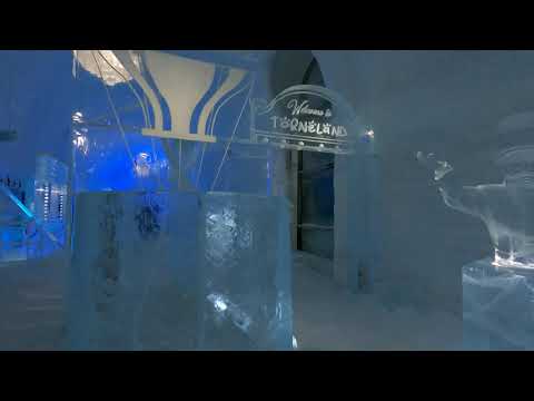 Ice Hotel 2021, Jukkasjärvi, Sweden, 4k