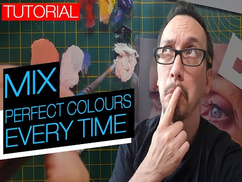 HOW TO PAINT: HOW TO MIX EXACT COLORS EVERY TIME! IMPROVE YOUR PAINTINGS