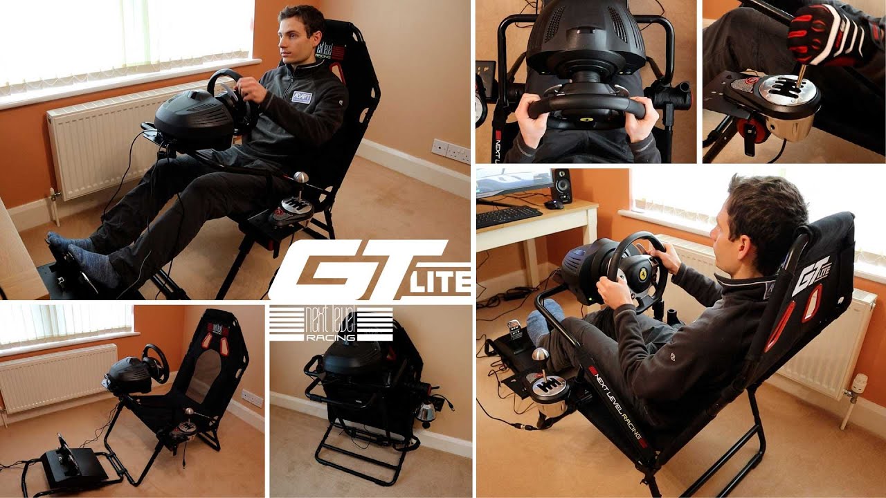 OPLITE - Chassis - Revolutionary and innovative Simracing Rig, allows the  use of flat map seats from the map sports, black