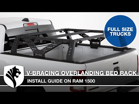 V-BRACING Full Size Truck Overlanding Bed Rack | Install Guide | TYGER AUTO