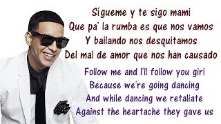 Daddy Yankee - Sígueme y Te Sigo Lyrics English and Spanish - Translations &amp; Meaning - Letras ingles
