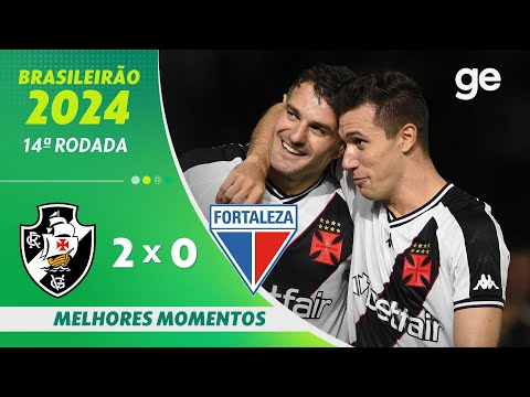 Gols e lances de Vasco da Gama x Fortaleza