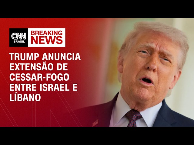 Guerra no Oriente Médio: Trump anuncia extensão do cessar-fogo entre Líbano e Israel | HORA H