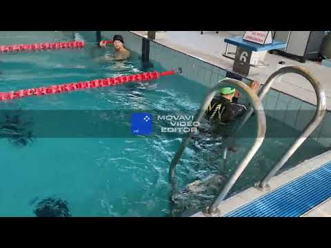 pływanie - test przed 1/8 iron man / swimming test before 1/8 iron man triathlon