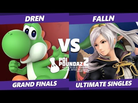 Smash Ultimate Tournament - Dren (Yoshi) Vs. Falln (Robin) Poi Poundaz 2 SSBU Grand Finals