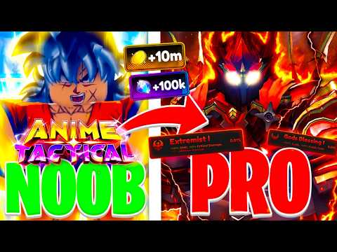 Going From a NOOB To 0.006% SECRET In Anime Tactical!