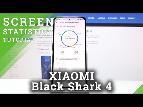 How to Check Total Screen Time on XIAOMI Black Shark 4 – Display Statistics