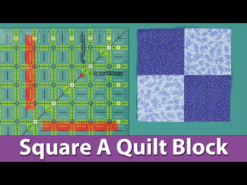 How to Square a Quilt Block - Big or Small