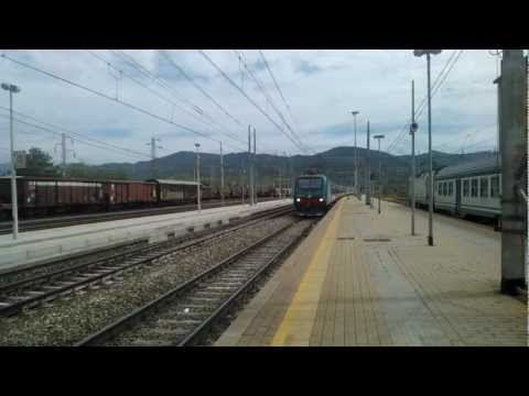 Trenitalia Regionale Veloc 2188 arrives to Arquata Scrivia