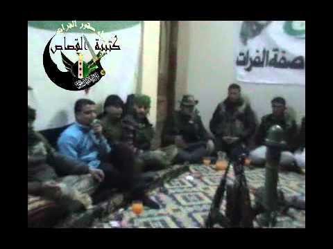 سهرة ثورية من قبل كتيبة القصاص في بلدة خشام في ريف دير الزور