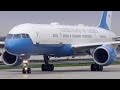 CLOSE UP Air Force Two Boeing C 32 USAF Takeoff