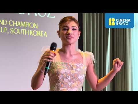 Arabelle Dela Cruz sings Michael Buble's Feeling Good - Veiled Cup Grand Champion Presscon by GMA