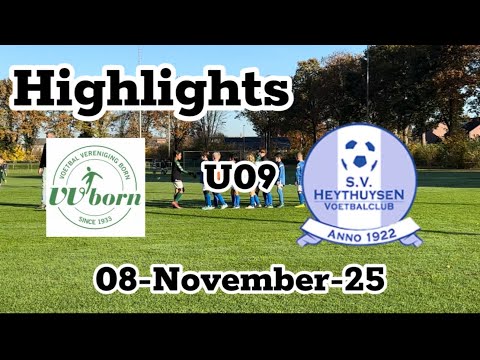 Highlights VV Born vs.  SV Heythuysen U09 #voetbal  #football   #fussbal #vvhorn #svheythuysen