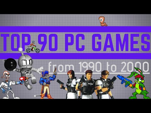 Top 90 PC Games from 1990 to 2000