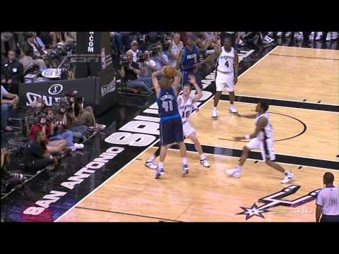 Dirk Nowitzki Highlights Vs San Antonio Spurs [04 18 2009]