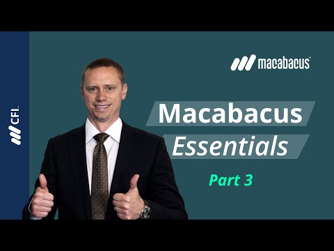 Macabacus Essentials Part I